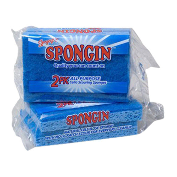 SPONGE SCOURING 2PK ALL PURPOSE FLOOR DISPLAY