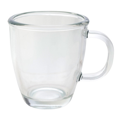 COFFEE MUG 12OZ CLEAR GLASS LONDON