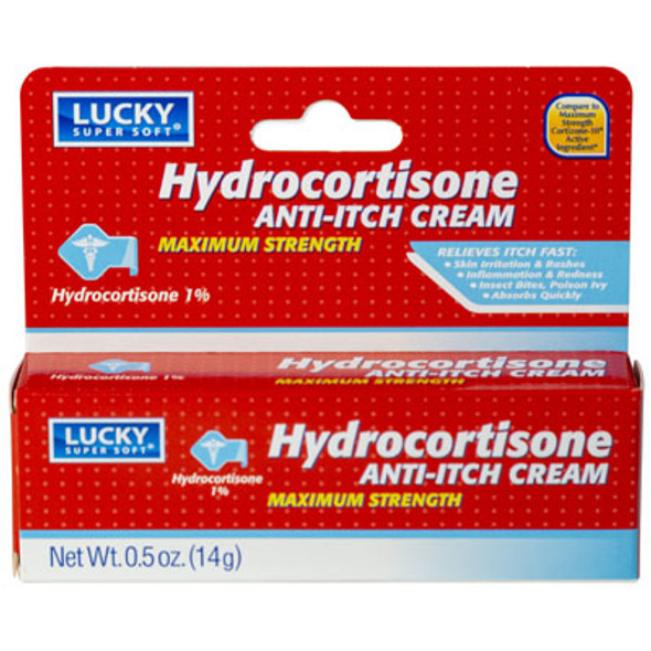 LUCKY HYDROCORTISONE ANTI-ITCH CREAM 0.5OZ BOXED LUCKY HYDROCORTISONE ANTI-ITCH CREAM 0.5OZ BOXED