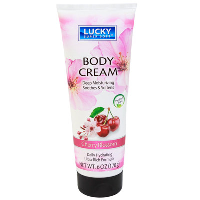 BODY CREAM 6 OZ CHERRY BLOSSOM LUCKY