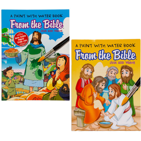 PAINT WITH WATER BIBLE STORIES2 ASST IN PDQ