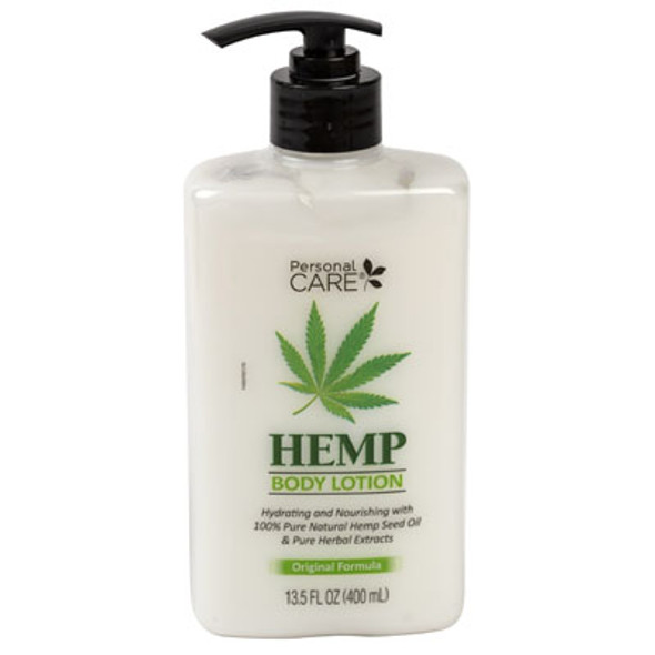 BODY LOTION HEMP 13.5OZ W/PUMP PERSONAL CARE