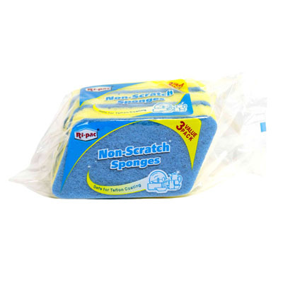 SPONGES NON-SCRATCH 3CT RI-PAC