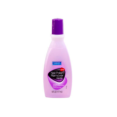 NAIL POLISH REMOVER 6OZ REGULAR LUCKY