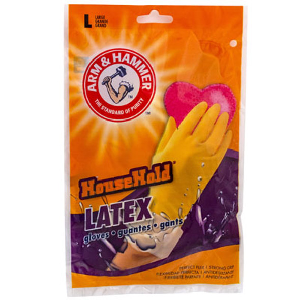 GLOVES LATEX LARGE 1 PAIR ARM AND HAMMER GLOVES LATEX LARGE 1 PAIR ARM AND HAMMER