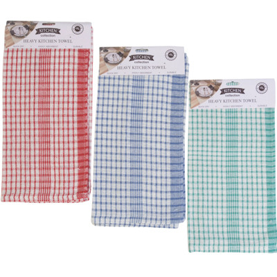 KITCHEN TOWEL 18X28 ASSORTED COLORS