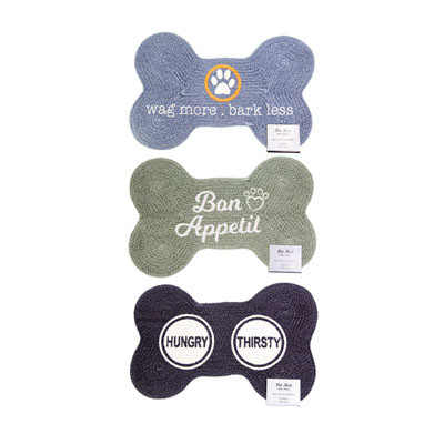 BONE SHAPE RUG 15 X 23ASST DESIGNS/COLORS