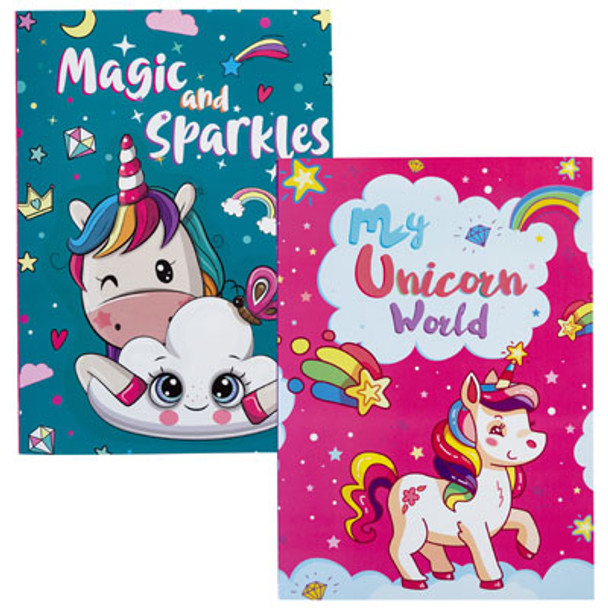 COLORING BOOK UNICORNS IN PDQ