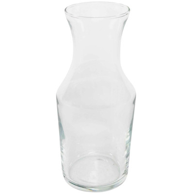 VASE 6.5IN GLASS CLEAR