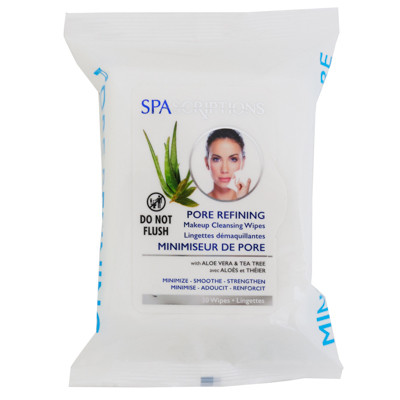 FACIAL WIPES 30CT PORE REFINING MAKEUP CLEANSING SS E-COMMERCE MAP PRICING