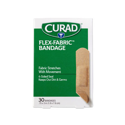 BANDAGES CURAD 30 CT FLEX FABRIC BOXED  #CUR47315RRB