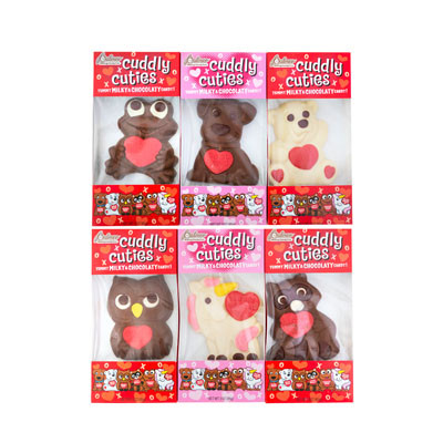 VALENTINE CANDY CUDDLY CUTIES DOUBLE CRISP 2.5 OZ