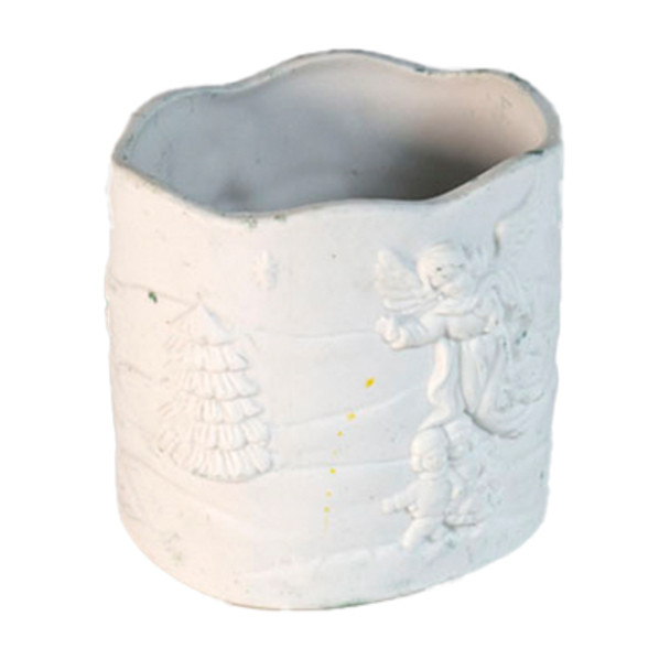 CANDLE HOLDER WHITE ANGEL