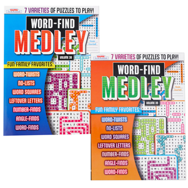 WORD FIND GRAB BAG 2 ASSORTED B3470F PPD FLOOR DISPLAY MADE IN USA $3.95