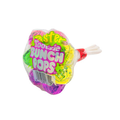 EASTER CANDY TROPICAL BUNCH POPS 8CT IN 18CT COUNTER DISPLAY