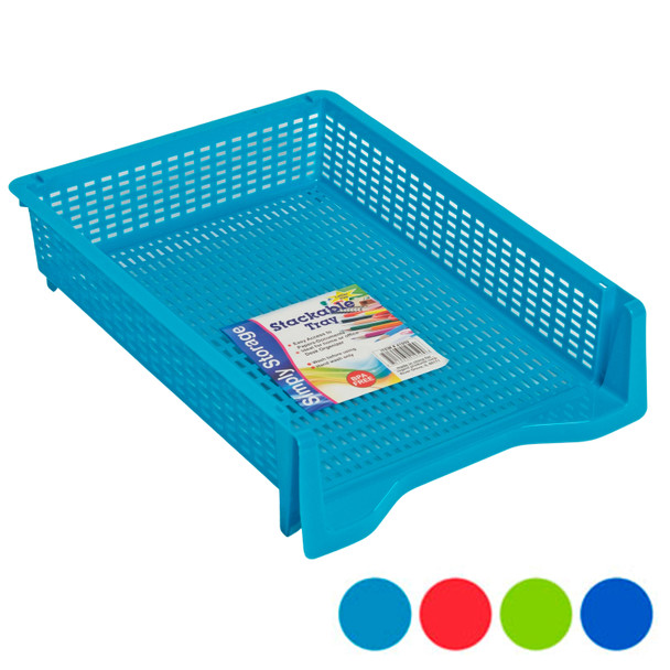 TRAY LETTER SIZE 4 COLORS IN PDQ13 X 9.8 X 2.3#ST-3935