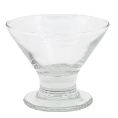 ICE CREAM DISH 7.75OZ GLASS CLEAR FIESTA