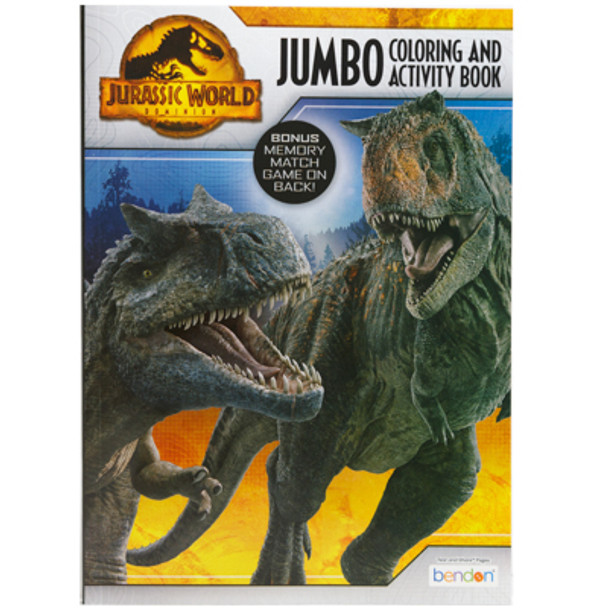 COLORING BOOK JURASSIC WORLD IN 24PC DISPLAY BOX PP$1.99