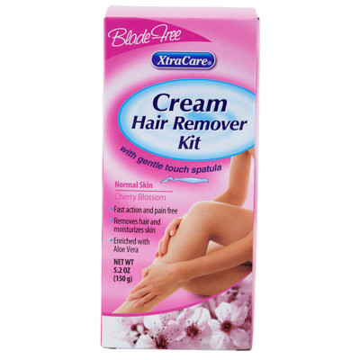 HAIR REMOVER KIT 5.2OZ CREAM CHERRY BLOSSOM BLADE FREEXTRA CARE