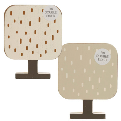 TABLETOP ART 4.25X5.5X1 TREE REVERSIBLE (4.00)