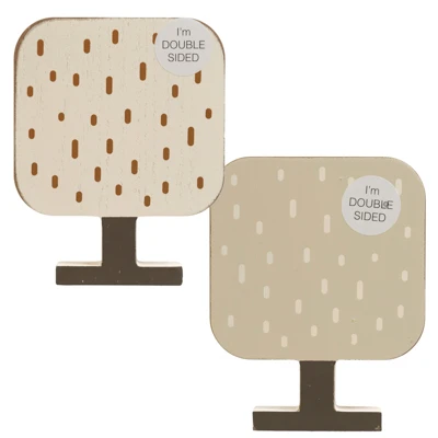 TABLETOP ART 4.25X5.5X1 TREE REVERSIBLE (4.00)