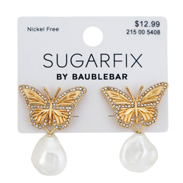BUTTERFLY EARINGS BY SUGAR FIX BAUBLEBAR BUTTERFLY EARINGS BY SUGAR FIX BAUBLEBAR