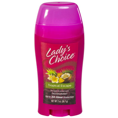 DEODORANT STICK 2 OZ TROPICAL ESCAPE LADY'S CHOICE