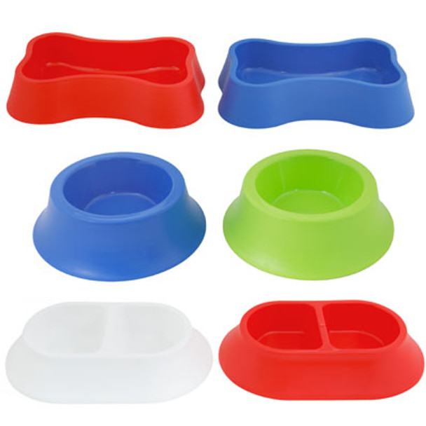 PET BOWL 3 SHAPES 4 COLORS IN PDQ ASST #2