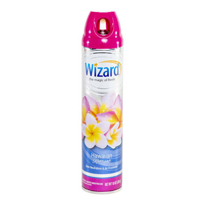 AIR FRESHENER 10OZ HAWAIIAN RETREAT WIZARD AEROSOL