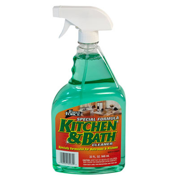 CLEANER ALL PURPOSE 32 OZ KITCHEN & BATH W/TRIGGER FIRST FORCE