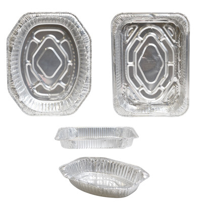 ALUMINUM ROASTER GIANT OVAL/RECT COMBO PACK FLOOR DISPLAY MADE IN USA