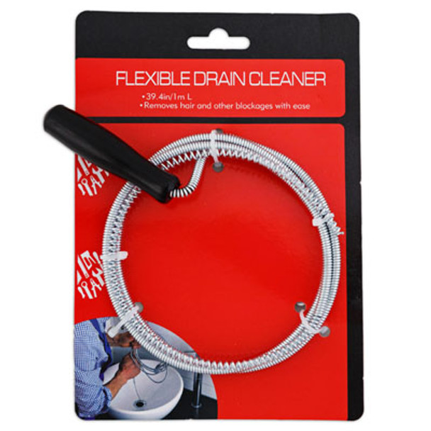 DRAIN CLEANER FLEX WIRE BRUSH 39.4IN HRDW/TCD