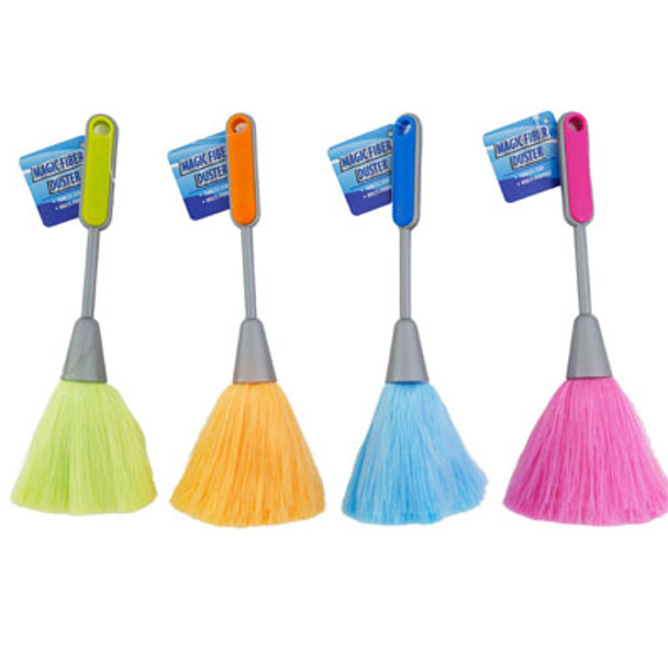 DUSTER MAGIC FIBER 10IN 4AST COLOR CLEAN/HT PINK/BLUE/GREEN/ORANGE