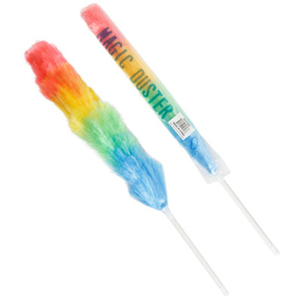 DUSTER MAGIC FIBER 27IN TOTAL LENGTH-RAINBOW COLOR PRINTED PB SLEEVE