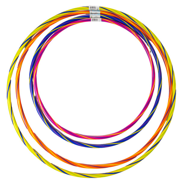 FUN HOOP STRIPED COLORS 4AST SIZES 20/22/26/28IN CASE CUT CARTON