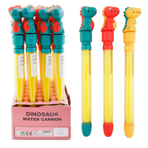 WATER BLASTER DRAGON 24-PC 3-ASSORTED COLORS 3.7-OZ 14-IN COUNTER DISPLAY