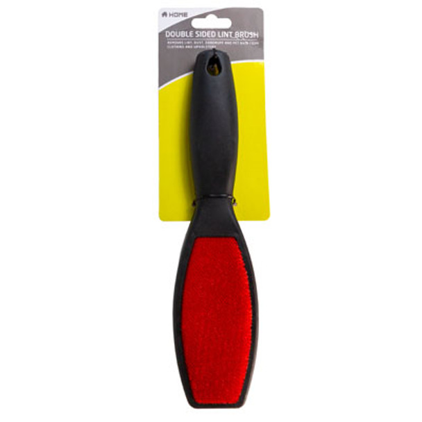LINT BRUSH 2-SIDED W/PLASTIC HANDLE 9.25IN HOME/TCD