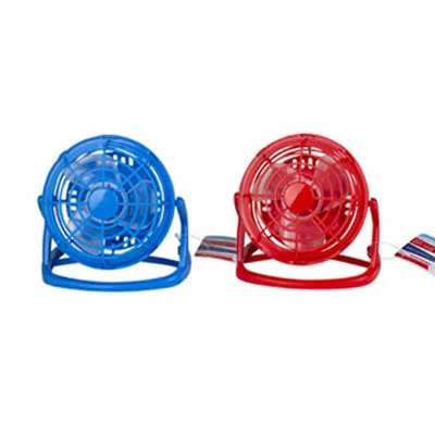 FAN MINI TABLETOP 4.5W X 4H 3AST COLORS  HT/2AA BATTERIES NOT INCLUDED