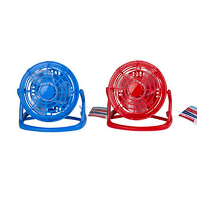 FAN MINI TABLETOP 4.5W X 4H 3AST COLORS  HT/2AA BATTERIES NOT INCLUDED