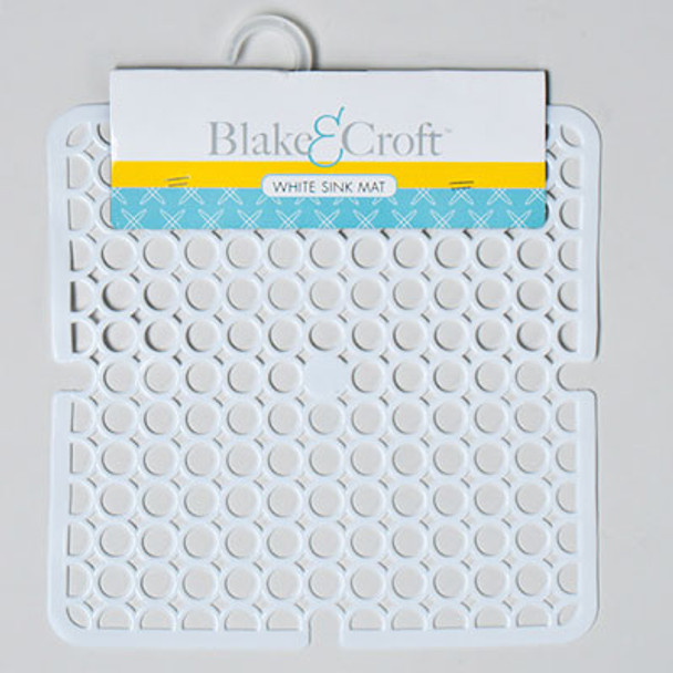 SINK MAT 11X11 WHITE NONSLIP PVC B&C HEADERCARD SINK MAT 11X11 WHITE NONSLIP PVC B&C HEADERCARD