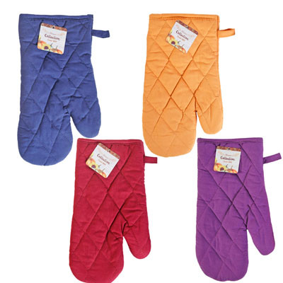 OVEN MITT HARVEST 4 ASST COLORS PEGGABLE