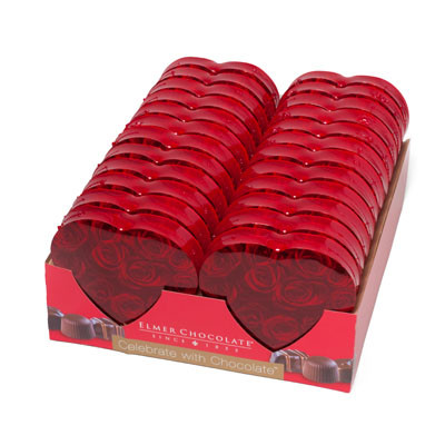 VALENTINE CANDY CHOCOLATE HEART ROSE BOUQUET 2.0 OZ PDQ