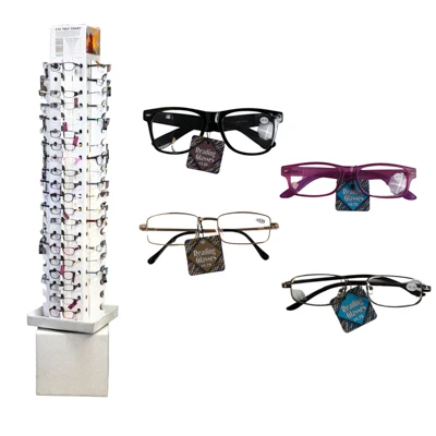 READING GLASSES BEST QUALITY FULL DIOPTERS RANGE FLOOR DISPLAY