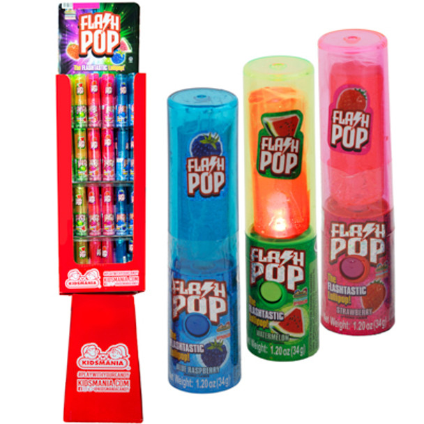 FLASH POP SHIPPER/POWER PANEL 3 ASST FLAVORS