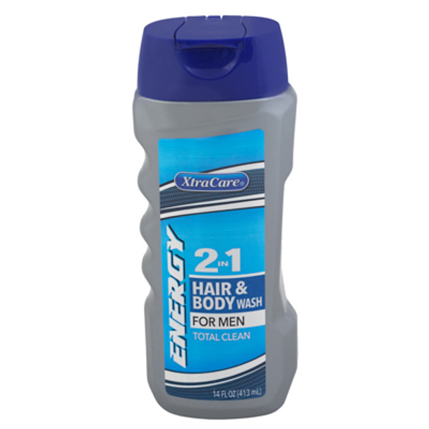 HAIR/BODY WASH FOR MEN 14OZ 2IN1 ENERGY