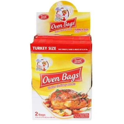 OVEN BAGS 2CT TURKEY SIZE IN COUNTER DISPLAY HOME SELECT