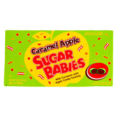 SUGAR BABIES CARAMEL APPLE 4.75 OZ BOX