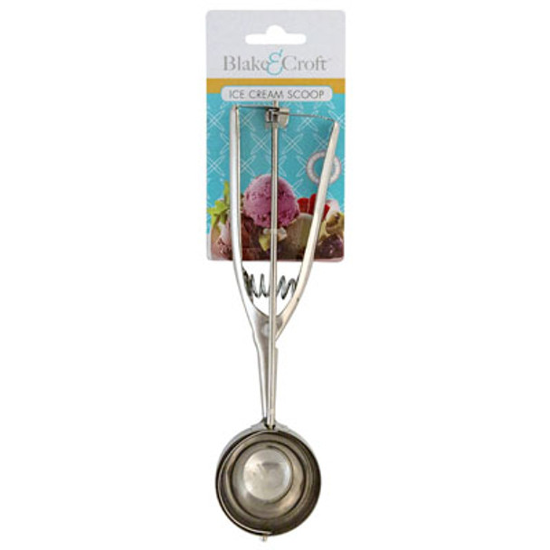 ICE CREAM SCOOP STAINLESS STEEL SQUEEZE HANDLE 8.9IN/B&C TCD