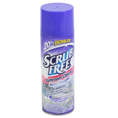 BATHROOM CLEANER SUPER OXYGEN 12OZ SCRUB FREE AEROSOL