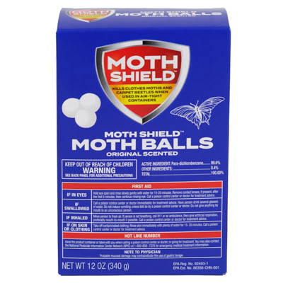 MOTH BALLS 12OZ ORIGINAL MOTH SHIELD BOXED